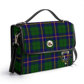 Carmichael Modern Tartan Crest Satchel Bag