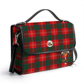 Chisholm Modern Tartan Crest Satchel Bag