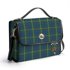 Clelland Tartan Crest Satchel Bag