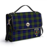 Colquhoun Modern Tartan Crest Satchel Bag