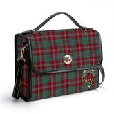 Crawford Modern Tartan Crest Satchel Bag