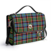 Glass Tartan Crest Satchel Bag