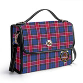 Graham of Menteith Red Tartan Crest Satchel Bag