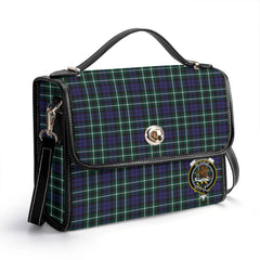 Graham of Montrose Modern Tartan Crest Satchel Bag