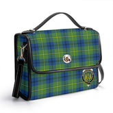 Johnson Ancient Tartan Crest Satchel Bag