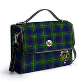 Johnson Modern Tartan Crest Satchel Bag