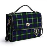 Lamont Modern Tartan Crest Satchel Bag