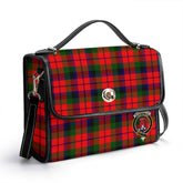 MacNaughton Modern Tartan Crest Satchel Bag