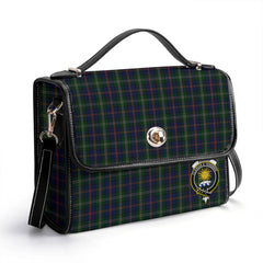 Purves Tartan Crest Satchel Bag