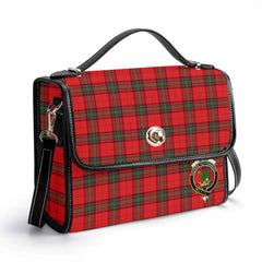 Seton Modern Tartan Crest Satchel Bag