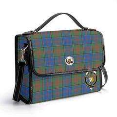 Stewart of Appin Hunting Ancient Tartan Crest Satchel Bag
