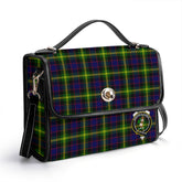 Watson Modern Tartan Crest Satchel Bag