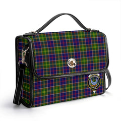 Whitelaw Tartan Crest Satchel Bag