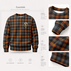 Brown Ancient Tartan Crest Sweater