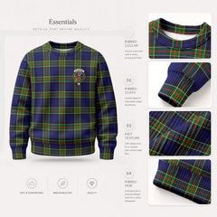 Colquhoun Modern Tartan Crest Sweater