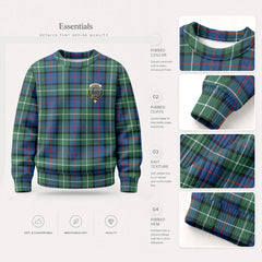 Davidson of Tulloch Tartan Crest Sweater