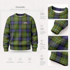 Fergusson Modern Tartan Crest Sweater