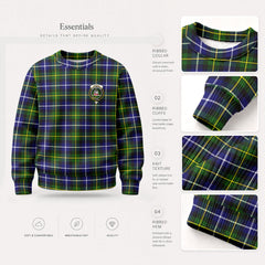 MacNeil of Barra Modern Tartan Crest Sweater
