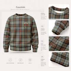 McLeod of Harris Weathered Tartan Crest Sweater