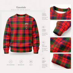 McNaughton Modern Tartan Crest Sweater