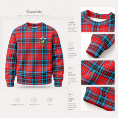 McTavish Modern Tartan Crest Sweater