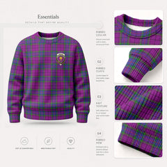 Wardlaw Modern Tartan Crest Sweater