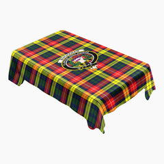 Buchanan Modern Tartan Crest Tablecloth