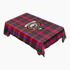 Carrick District Tartan Crest Tablecloth