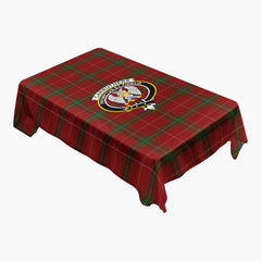 Carruthers Tartan Crest Tablecloth