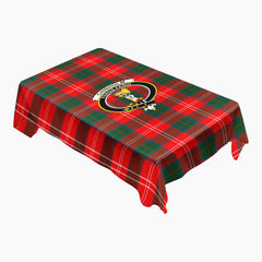 Chisholm Modern Tartan Crest Tablecloth