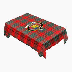 Cumming Modern Tartan Crest Tablecloth