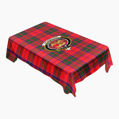 Drummond Modern Tartan Crest Tablecloth