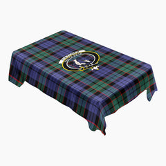 Fletcher Modern Tartan Crest Tablecloth
