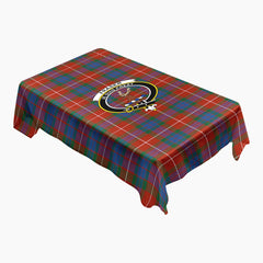 Fraser (of Lovat) Ancient Tartan Crest Tablecloth