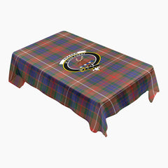 Fraser (of Lovat) Hunting Modern Tartan Crest Tablecloth