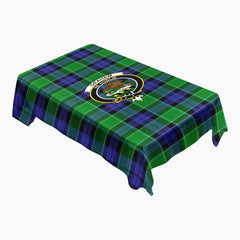 Graham of Menteith Modern Tartan Crest Tablecloth