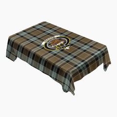 Graham of Menteith Weathered Tartan Crest Tablecloth