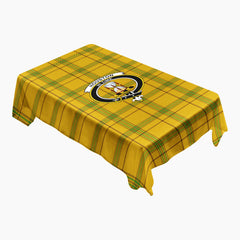 Houston Tartan Crest Tablecloth