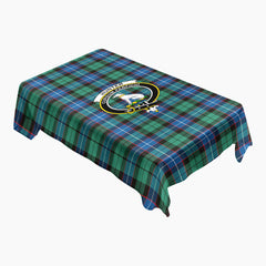 Hunter Ancient Tartan Crest Tablecloth