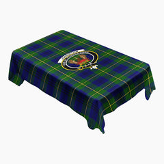 Johnston of Caskieben Tartan Crest Tablecloth