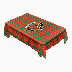 MacAuley Ancient Tartan Crest Tablecloth