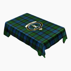 MacKay Modern Tartan Crest Tablecloth