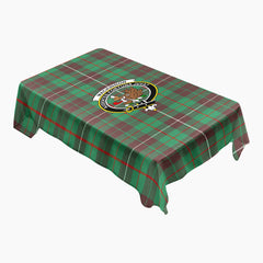 MacKinnon Hunting Ancient Tartan Crest Tablecloth