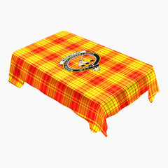 MacMillan Clan Tartan Crest Tablecloth