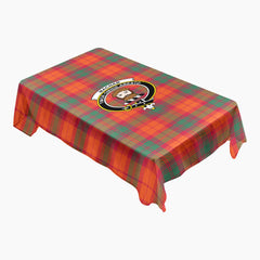 MacNab Ancient Tartan Crest Tablecloth