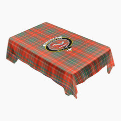 McDougall Ancient Tartan Crest Tablecloth