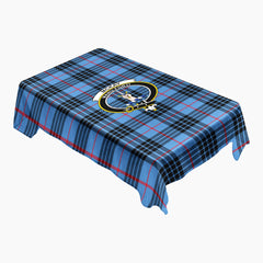 McKay Blue Tartan Crest Tablecloth