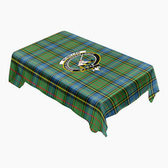 McMillan Hunting Ancient Tartan Crest Tablecloth