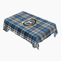 Napier Modern Tartan Crest Tablecloth