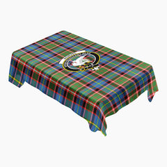 Norvel (or Norvill) Tartan Crest Tablecloth